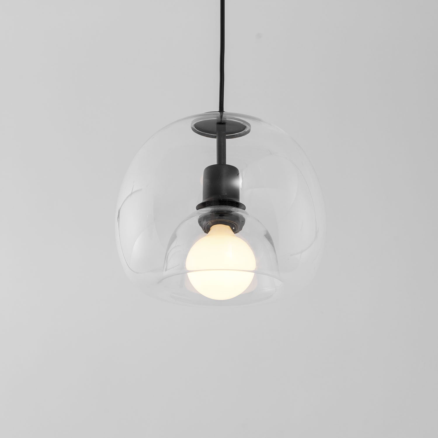 Eres Inverted Orb Pendant Light, 25cm Diameter