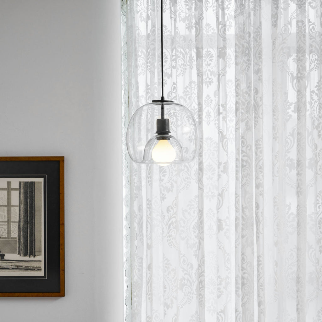 Eres Inverted Orb Pendant Light, 25cm Diameter