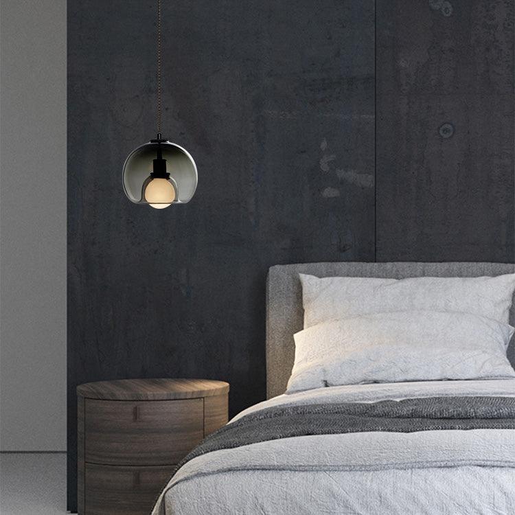 Eres Inverted Orb Pendant Light, 25cm Diameter