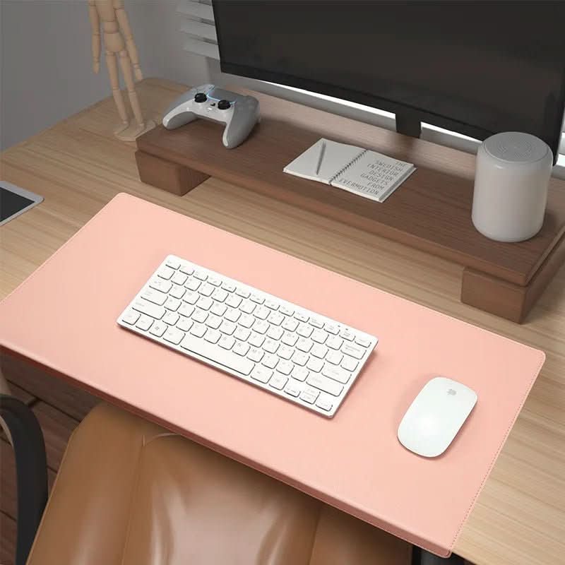 PulseFlex ergonomische PU-Lederschreibtischunterlage mit Handgelenkauflage für Büro und Gaming