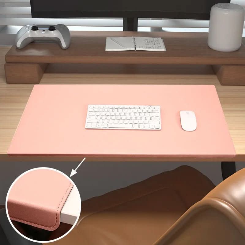 PulseFlex ergonomische PU-Lederschreibtischunterlage mit Handgelenkauflage für Büro und Gaming