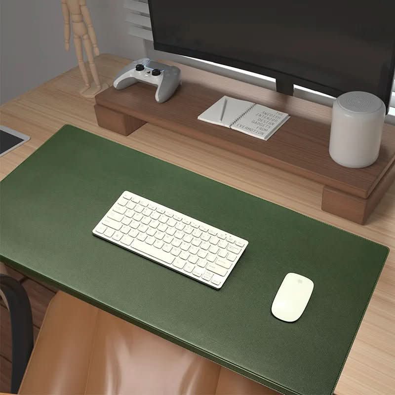 PulseFlex ergonomische PU-Lederschreibtischunterlage mit Handgelenkauflage für Büro und Gaming