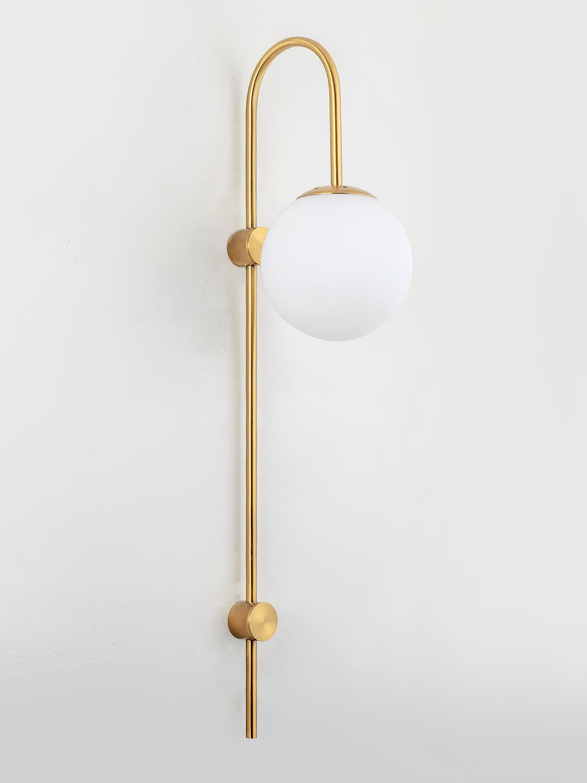 Cavelir hochwertige nordische Glas-Wandleuchte – Ø25cm Durchmesser, 78cm Höhe, E26-Fassung