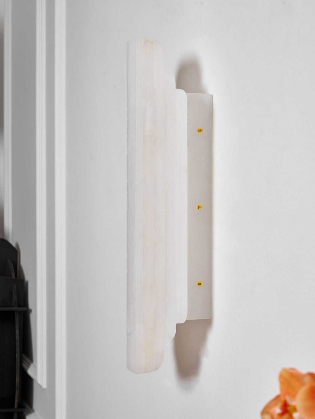 Nástěnné svítidlo Estelle Stacked Alabaster