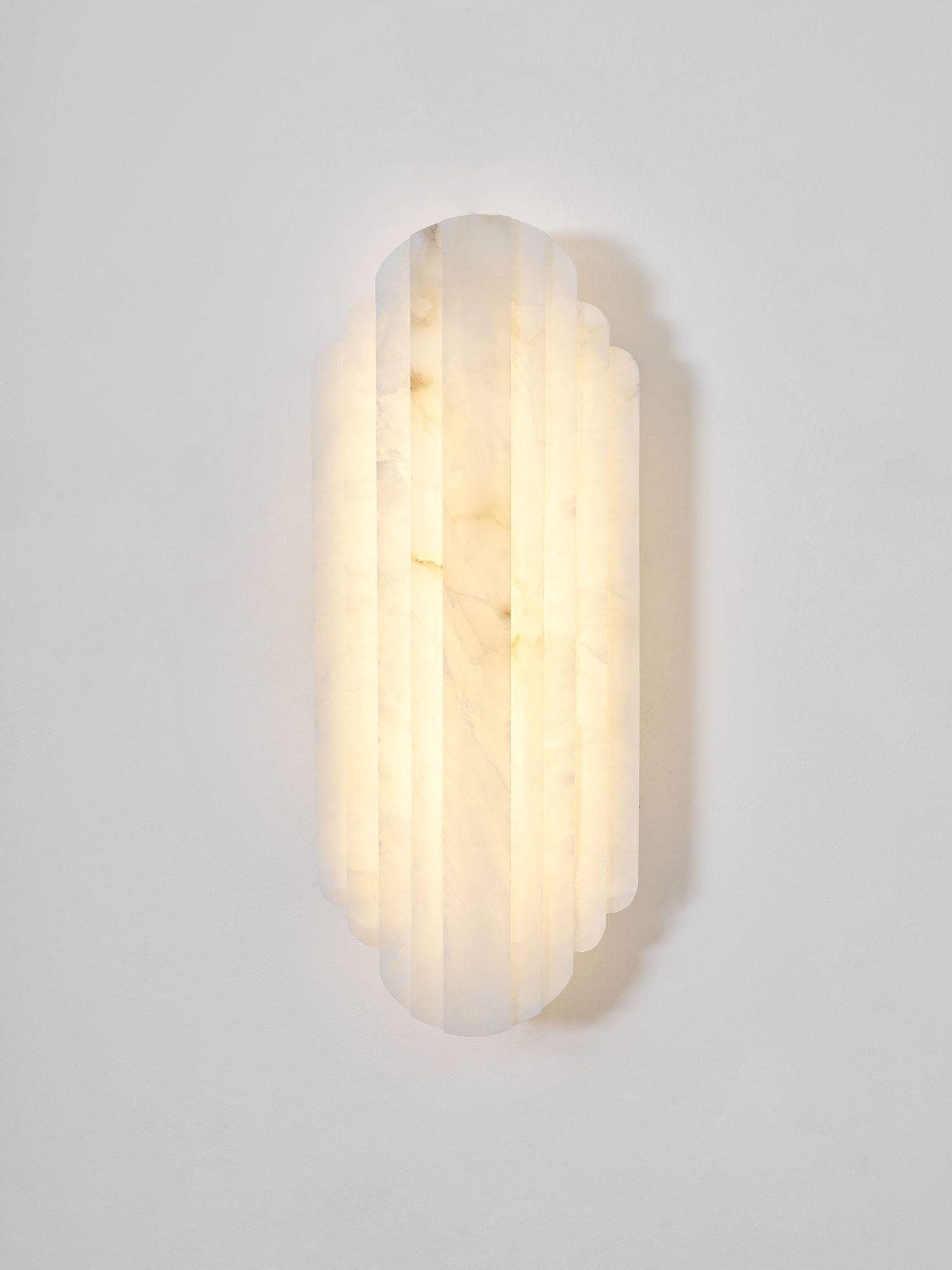 Nástěnné svítidlo Estelle Stacked Alabaster