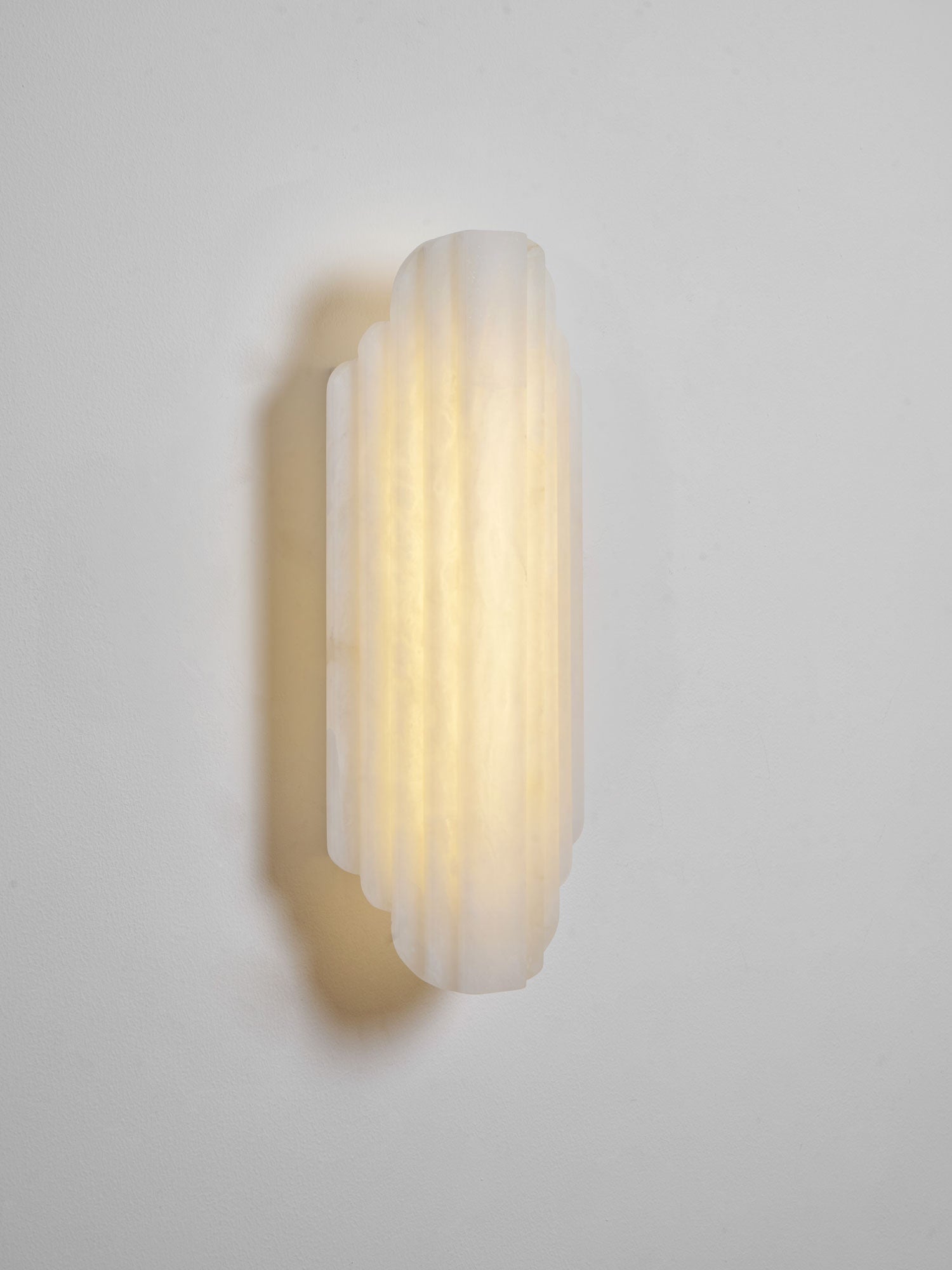 Nástěnné svítidlo Estelle Stacked Alabaster