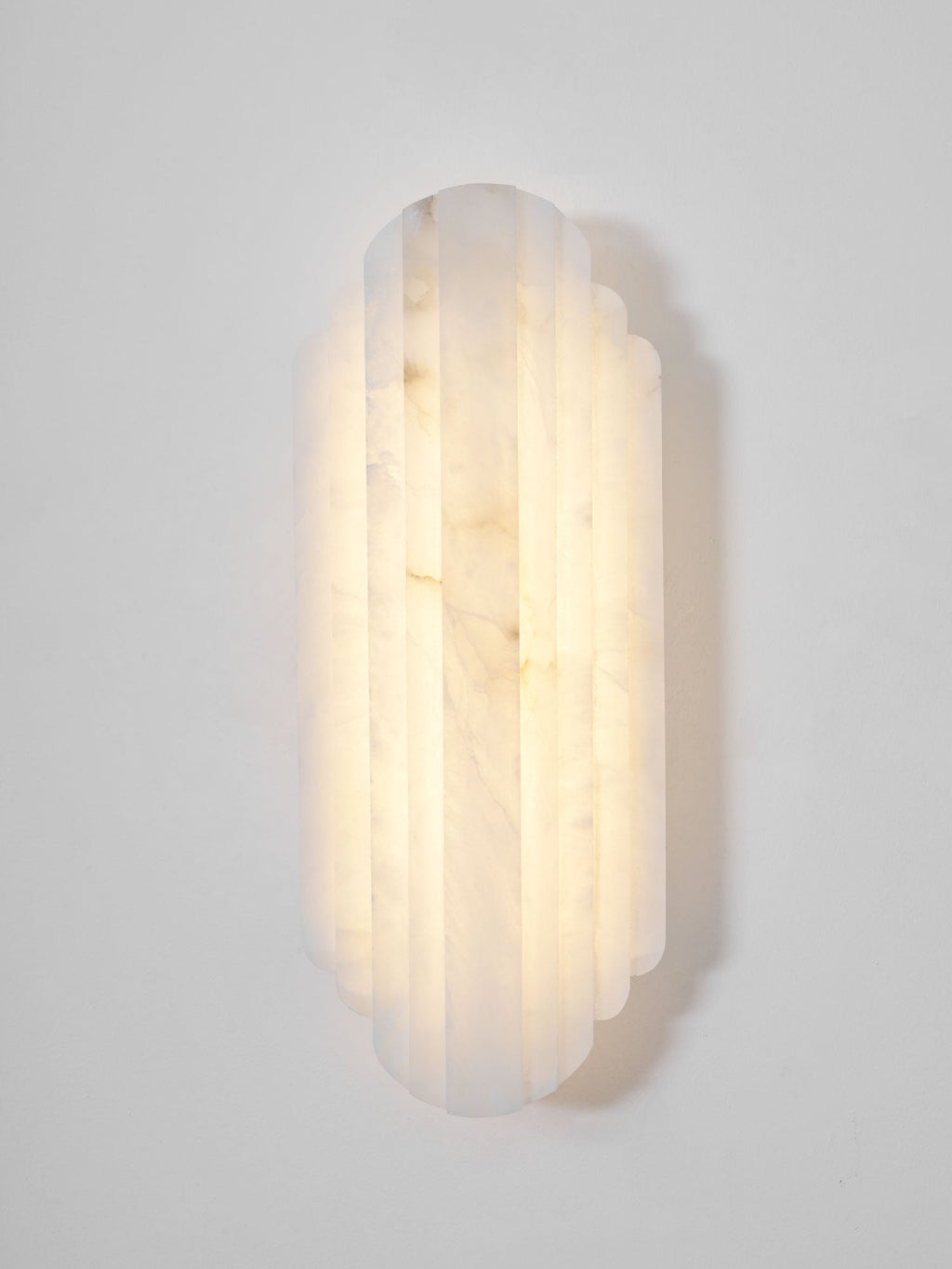 Nástěnné svítidlo Estelle Stacked Alabaster