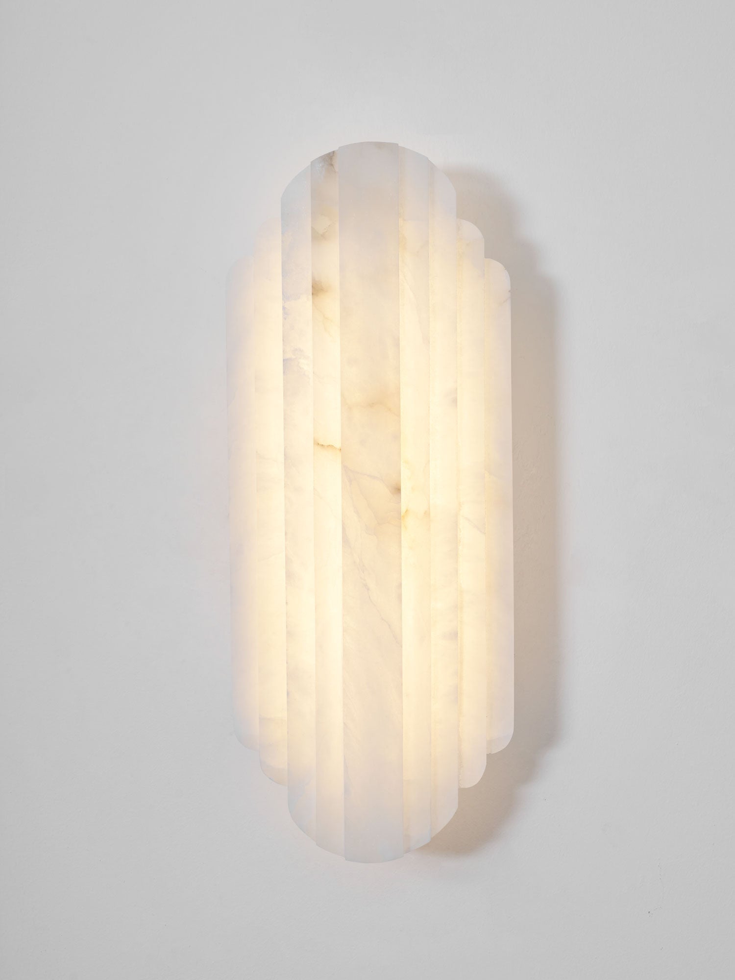 Nástěnné svítidlo Estelle Stacked Alabaster
