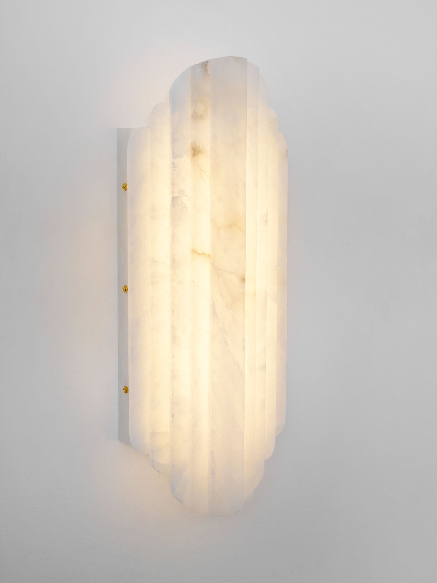 Nástěnné svítidlo Estelle Stacked Alabaster