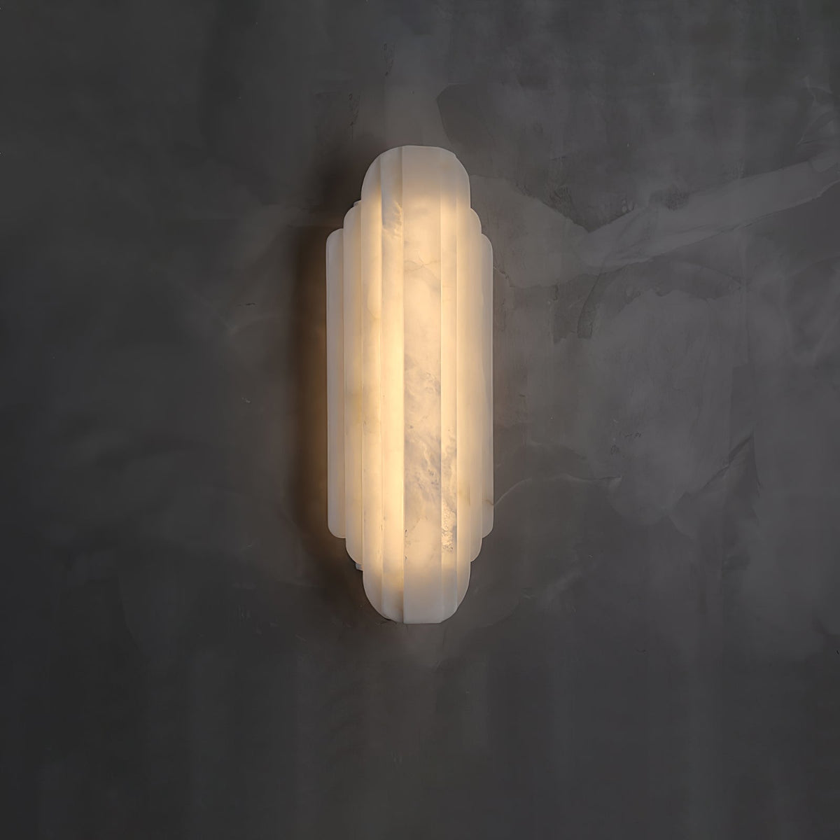 Avthaaris Art Deco Alabaster Wall Light — 3000K Integrated LED