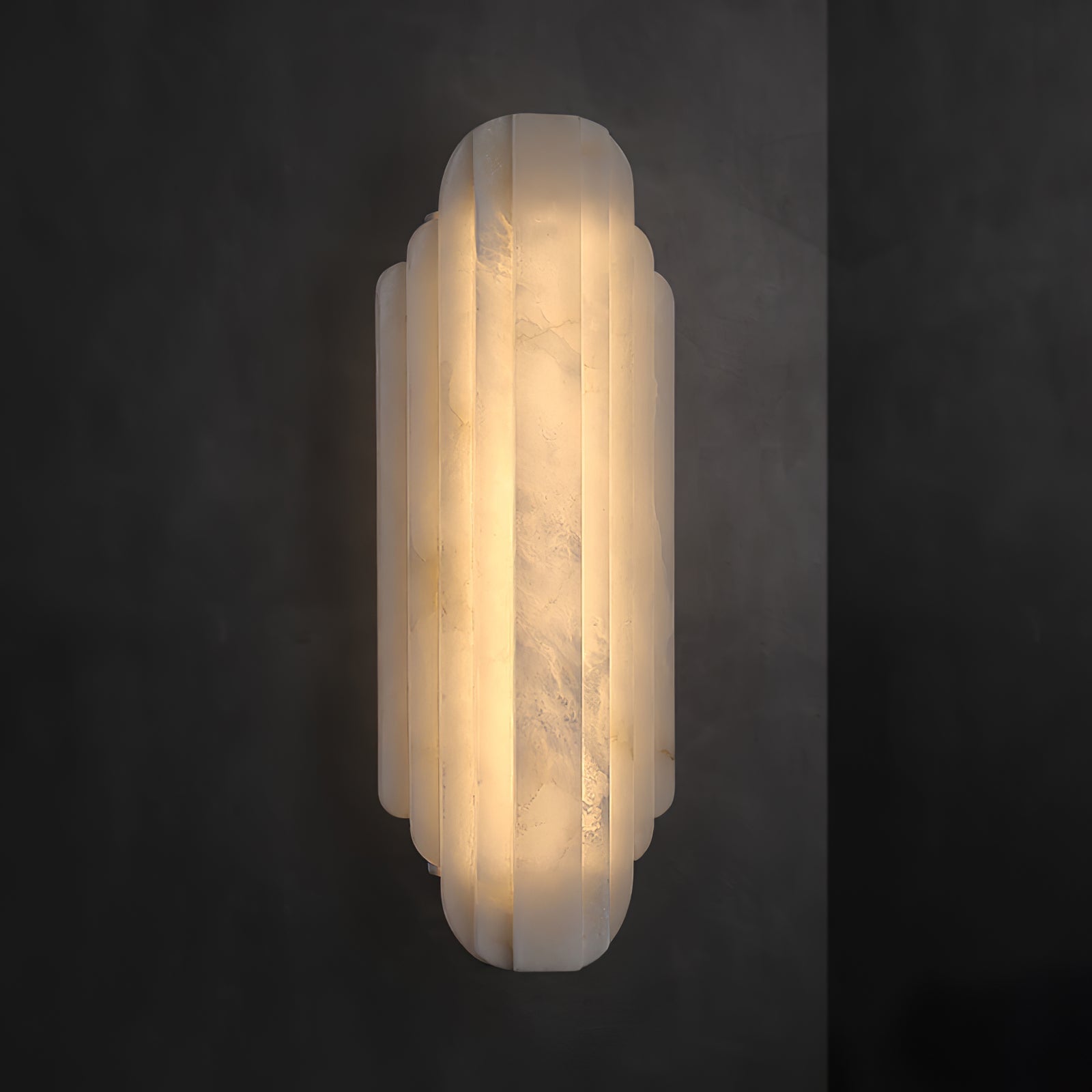 Nástěnné svítidlo Estelle Stacked Alabaster