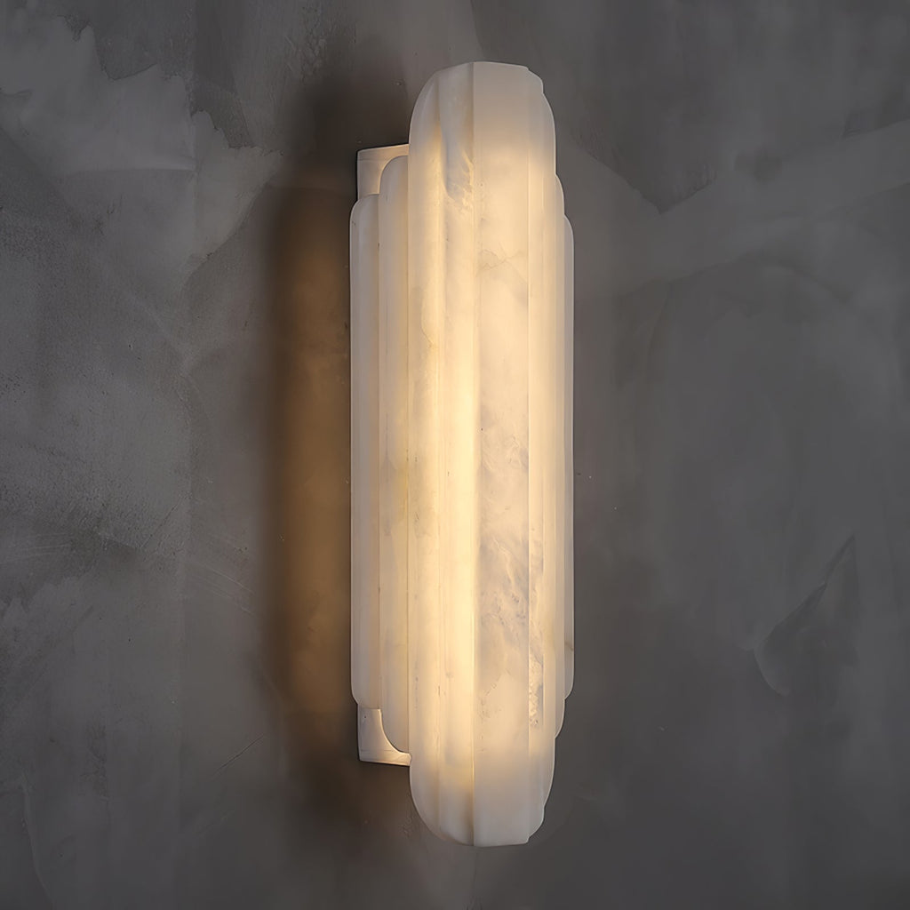 Nástěnné svítidlo Estelle Stacked Alabaster