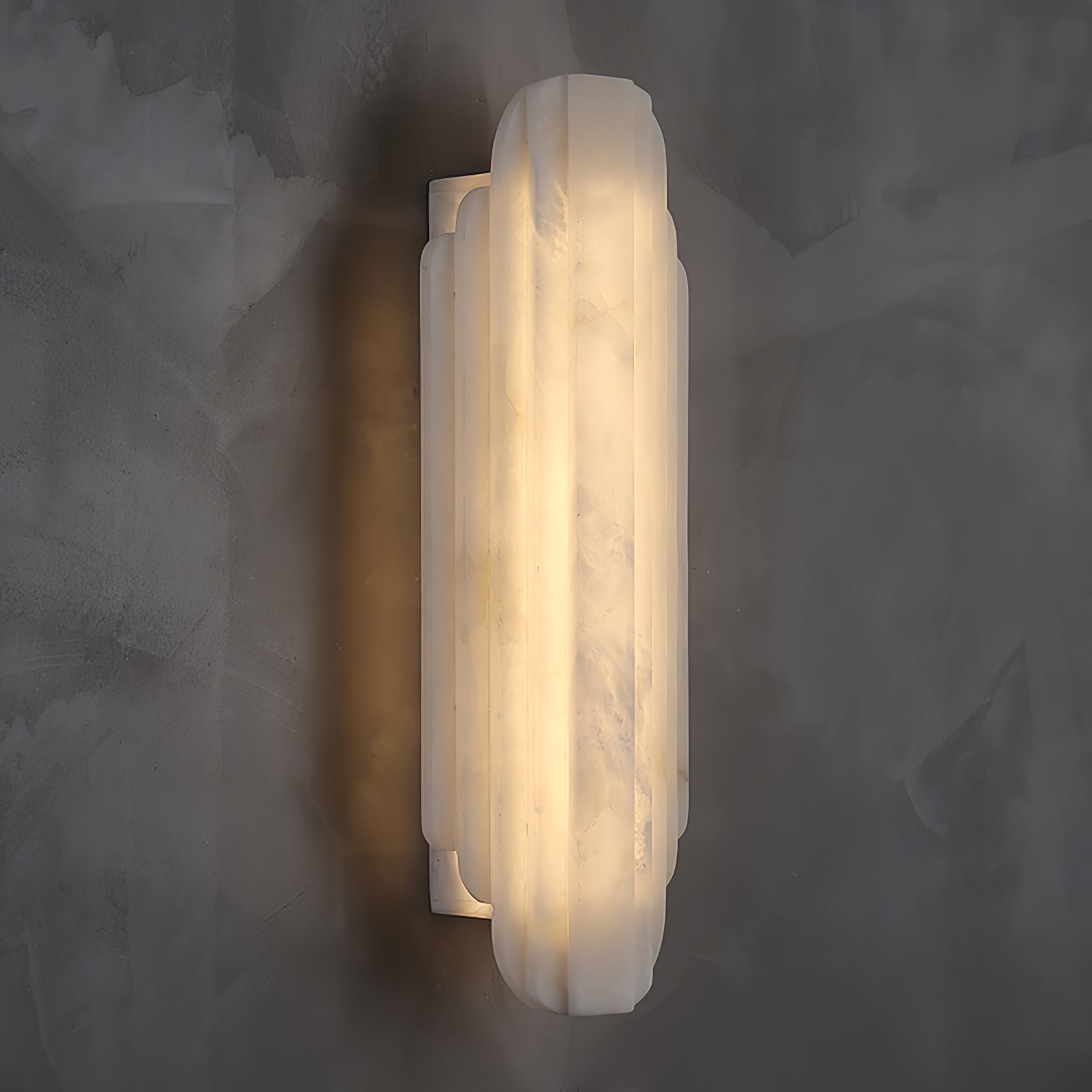 Nástěnné svítidlo Estelle Stacked Alabaster