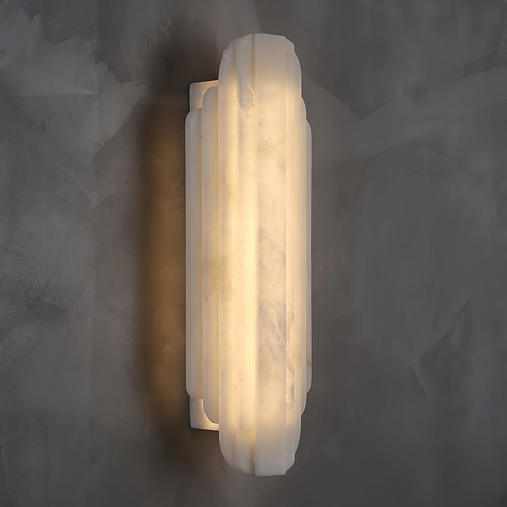 Nástěnné svítidlo Estelle Stacked Alabaster