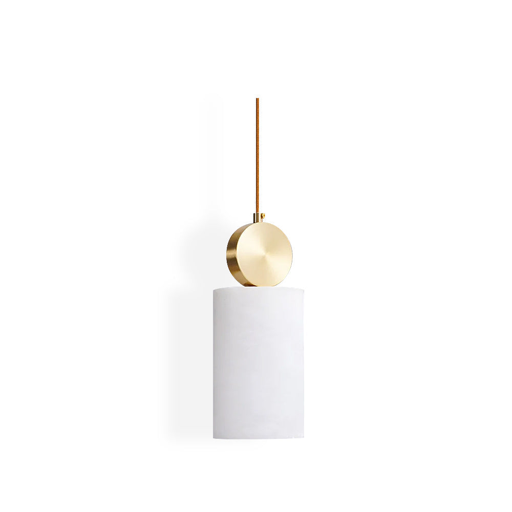 Etruscan Pendant Light Alabaster & Brass - Neutralighting