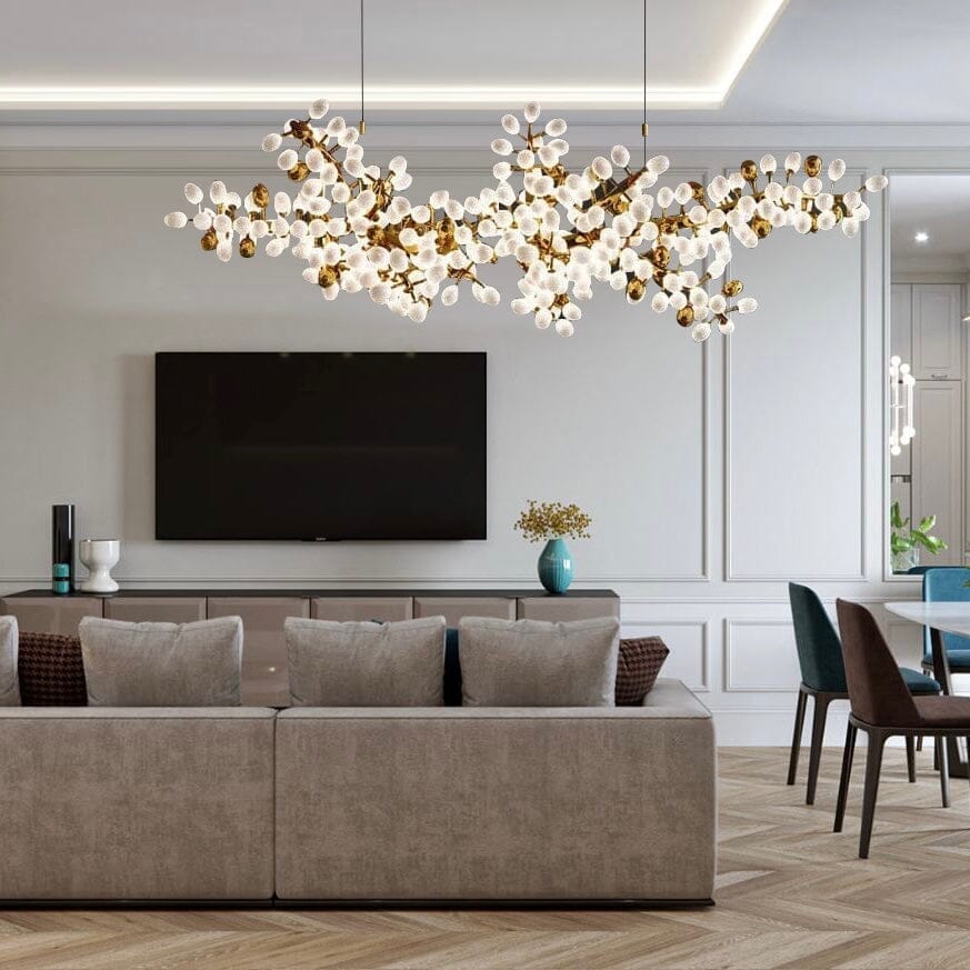 Vintara | Gilded Grape Vine Chandelier | Orntli