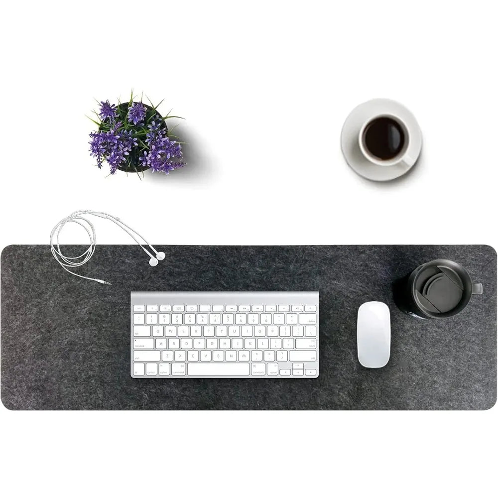 Aurora Felt Desk Pad For Home Office Smooth Writing Surface Protection
