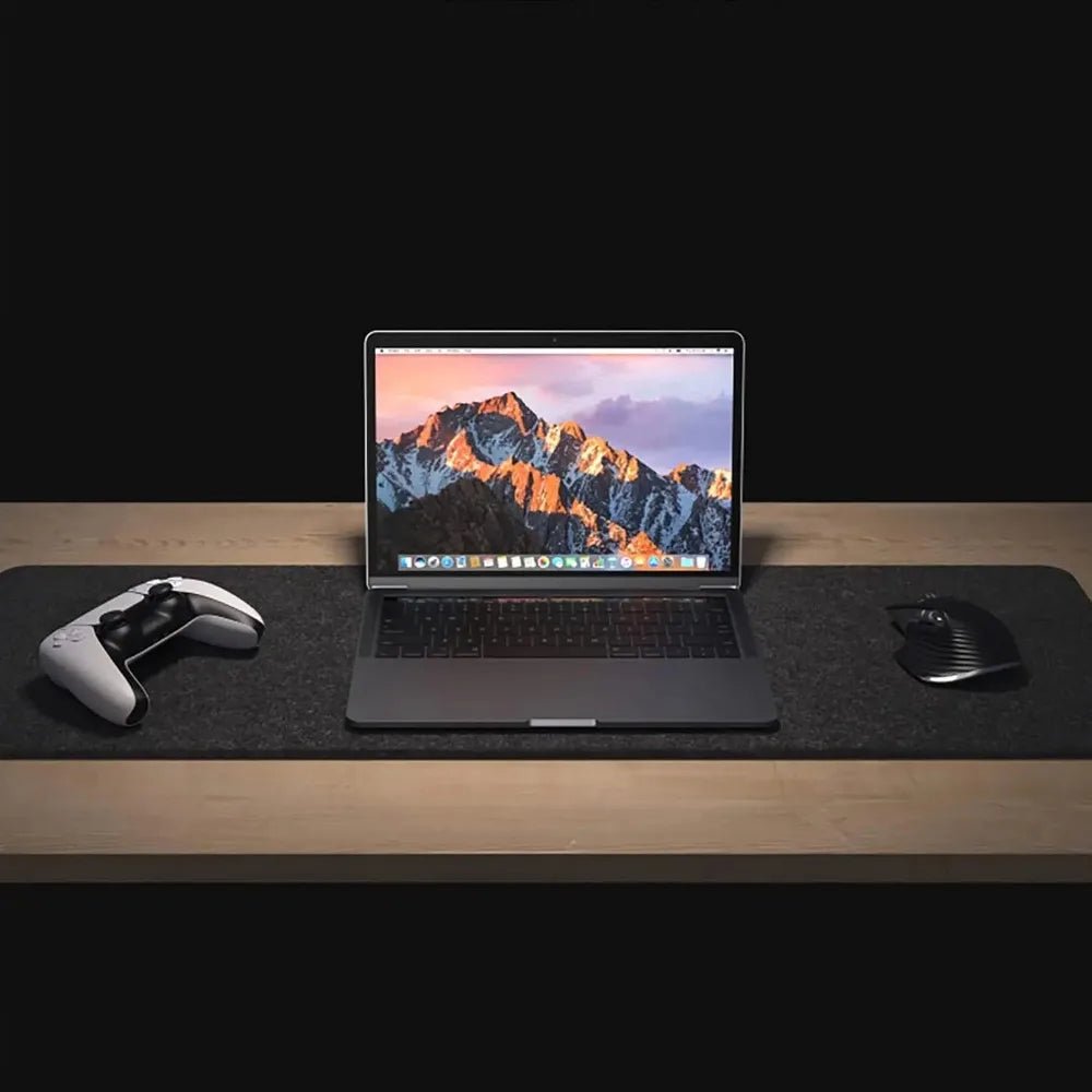 Aurora Felt Desk Pad For Home Office Smooth Writing Surface Protection
