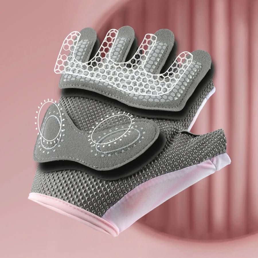 AeroFlex Half Finger Gloves With Breathable Comfort And Durable Grip For Athletes
