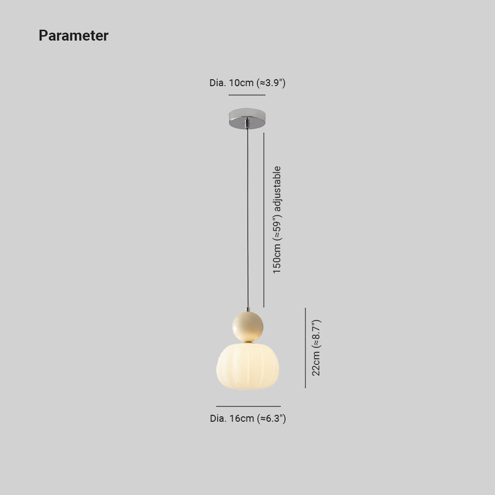 Valentina Modern LED Ceiling Light Chrome Metal Pendant Lamp