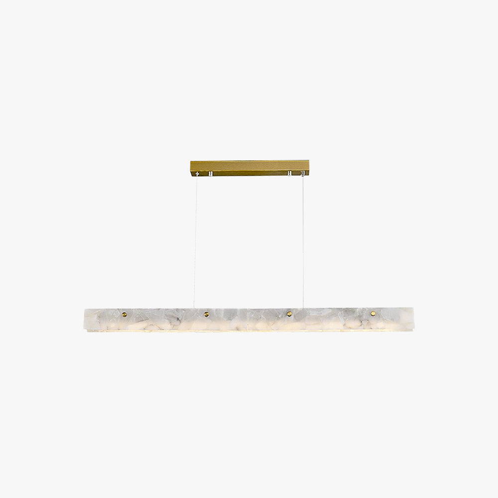 Arisha Modern LED Pendant Light White Marble Dining Room/Bar - Neutralighting