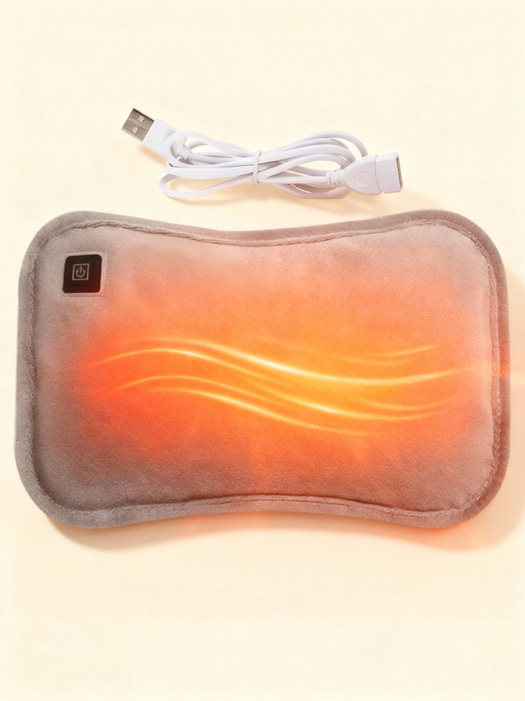 LumaHeat Tragbares Heizkissen 30x20 cm Schnelles Aufheizen Hand- und Körperwärmer