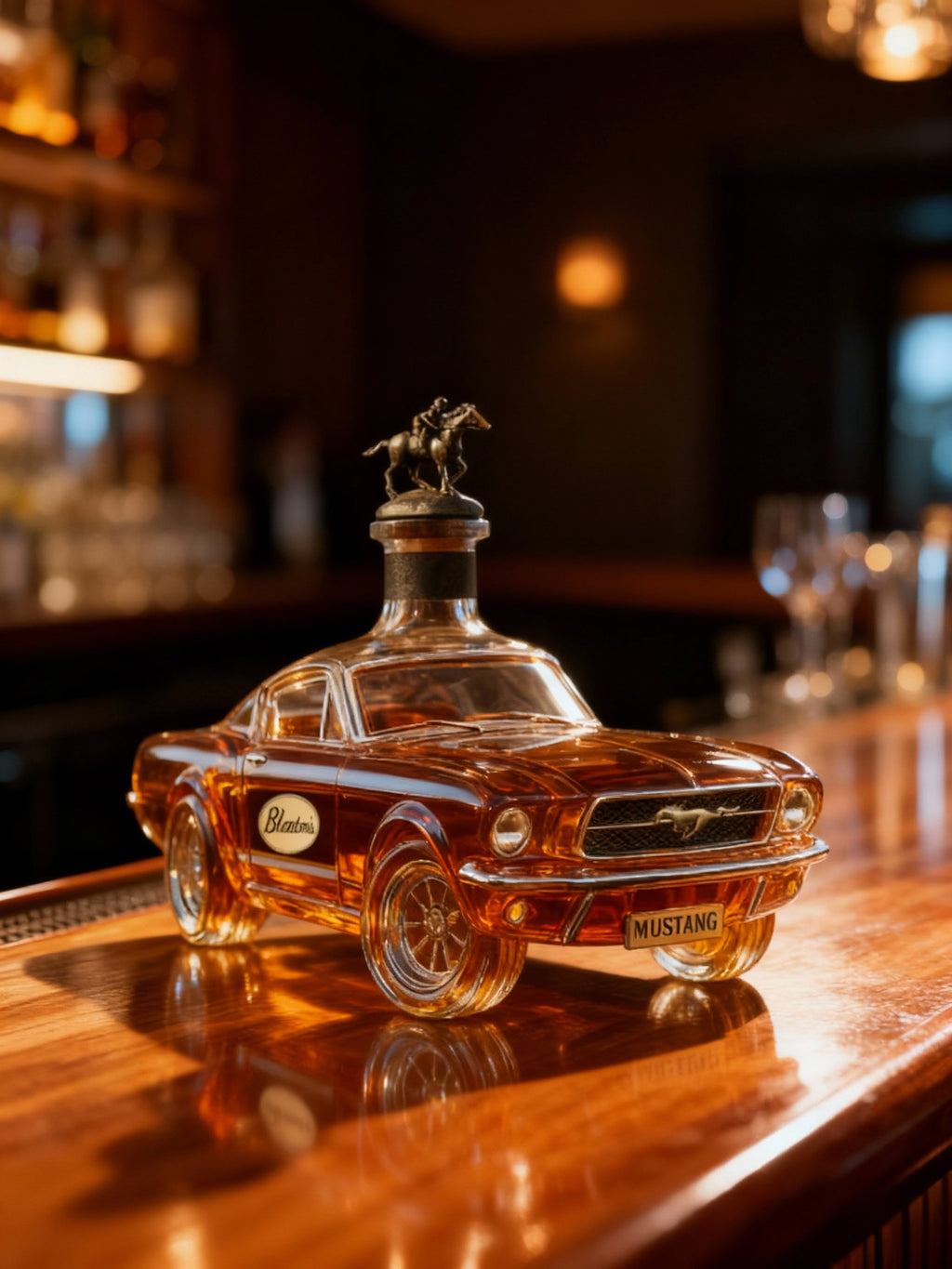 NexaGlass Mustang Bilformet Whiskeykaraffel til Hjemmebaren