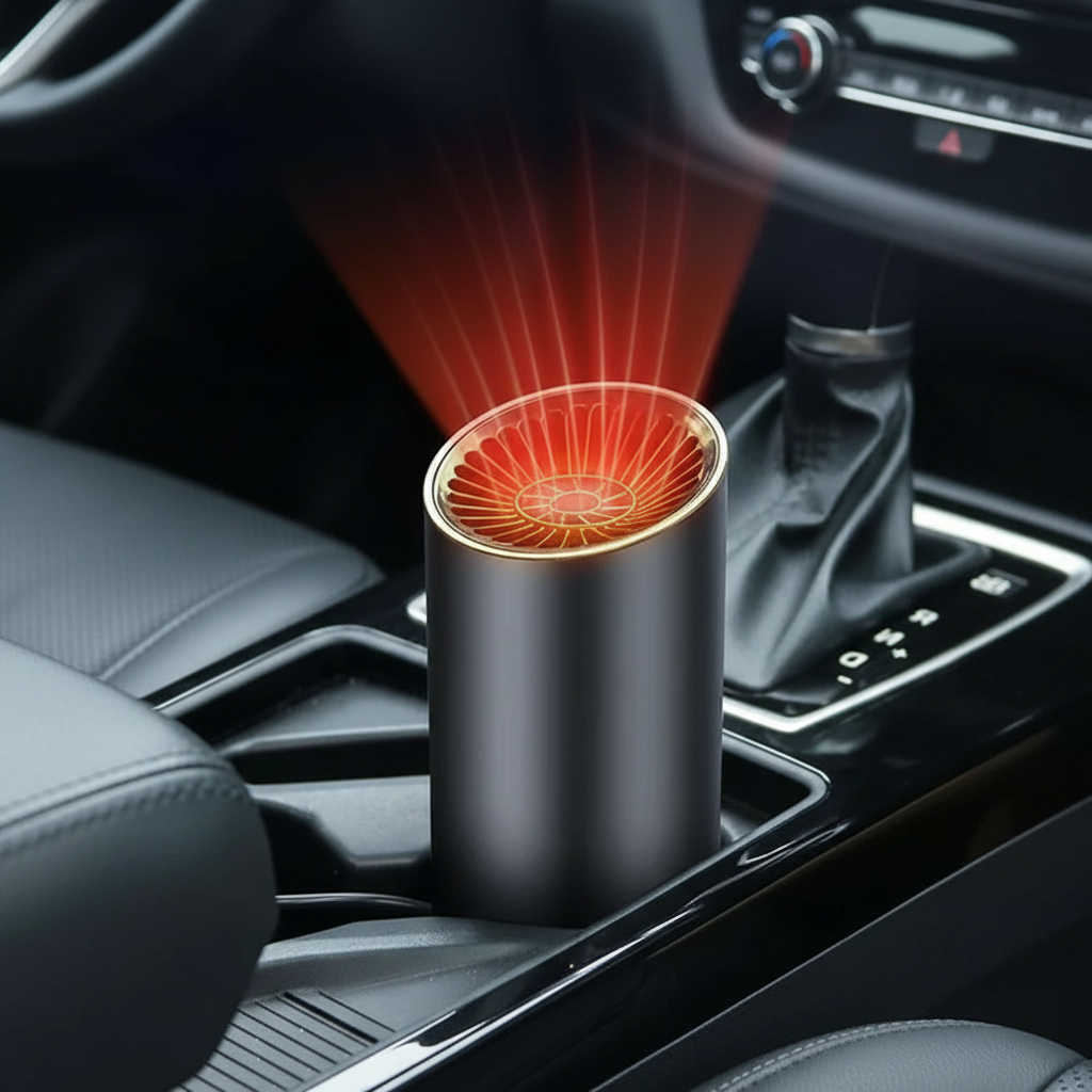 NovaHeat Becherwärmer für Autos mit schneller Heiz- und Kühlfunktion, 360 Grad drehbarer Stecker