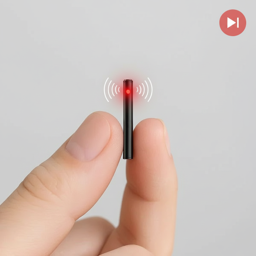 NovaNote Miniatyrlydopptaker Diskret for Hemmelig Opptak og Stemmeaktivering