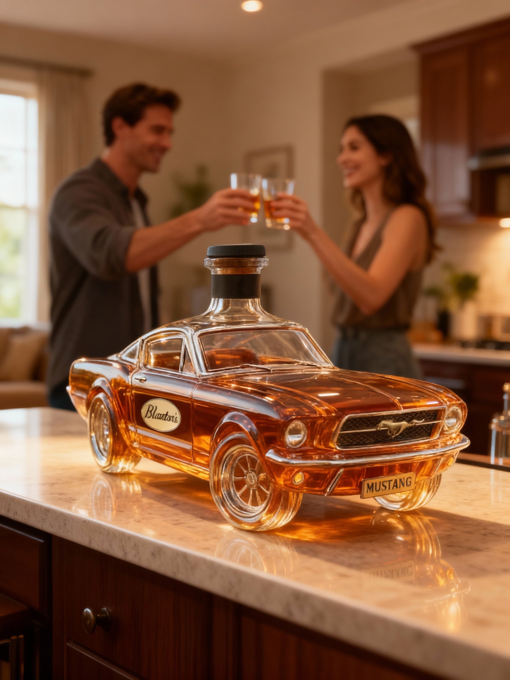 NexaGlass Mustang Bilformet Whiskeykaraffel til Hjemmebaren