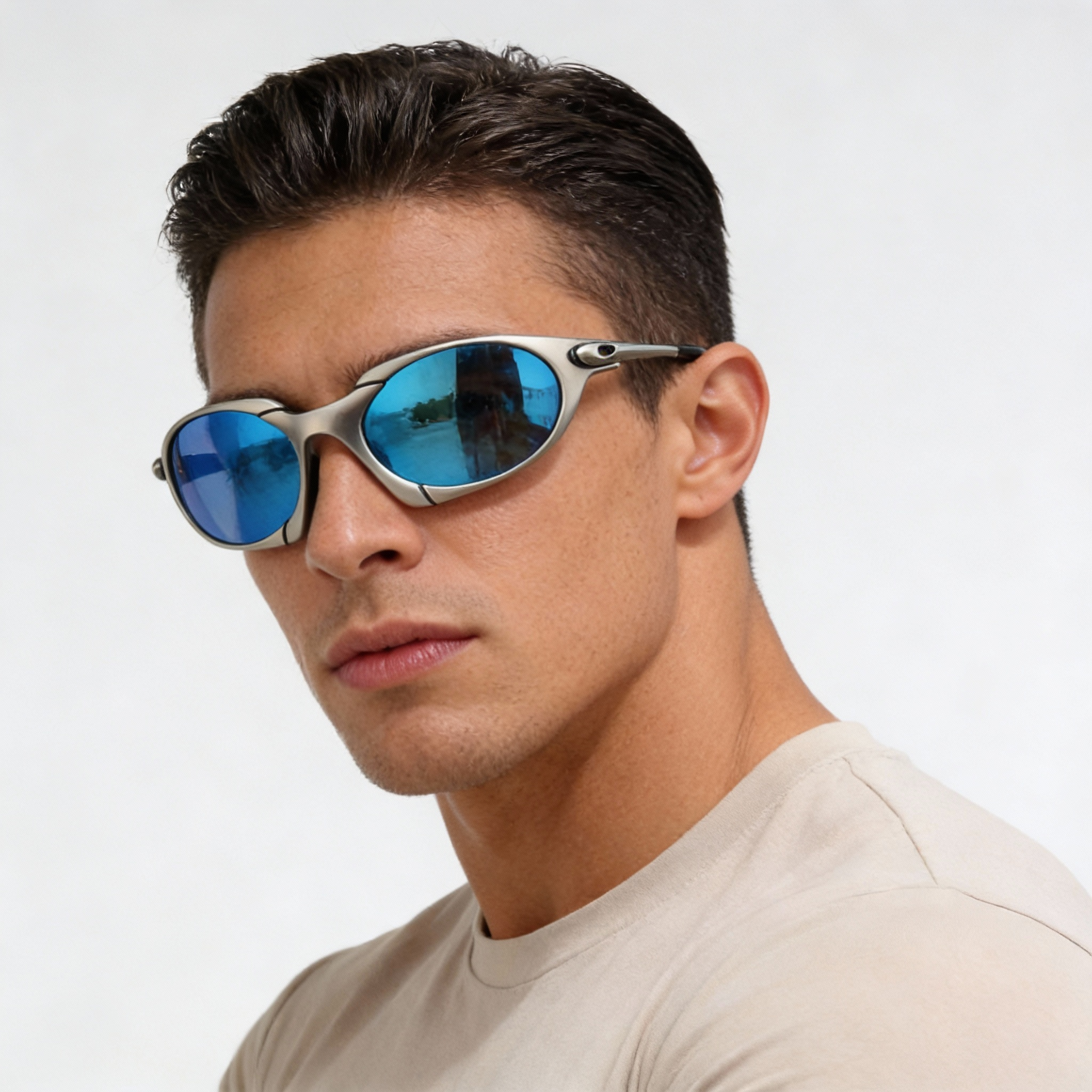 Gafas de sol deportivas polarizadas para hombre AeroPulse con montura metálica ligera y protección UV