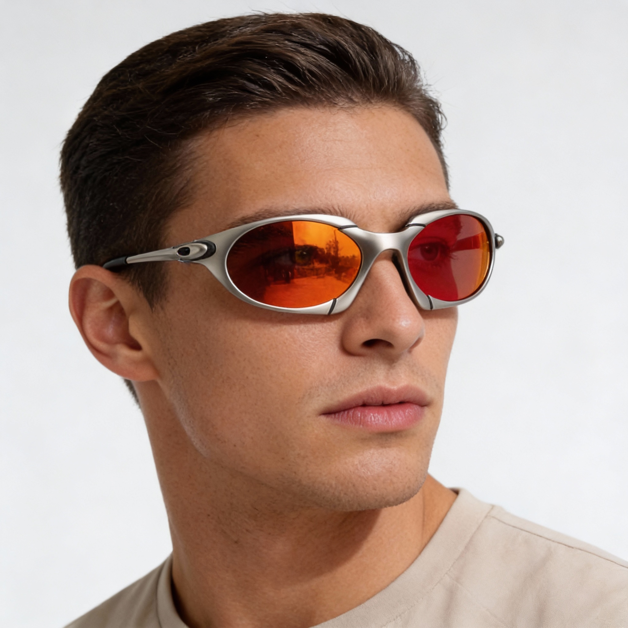 Gafas de sol deportivas polarizadas para hombre AeroPulse con montura metálica ligera y protección UV