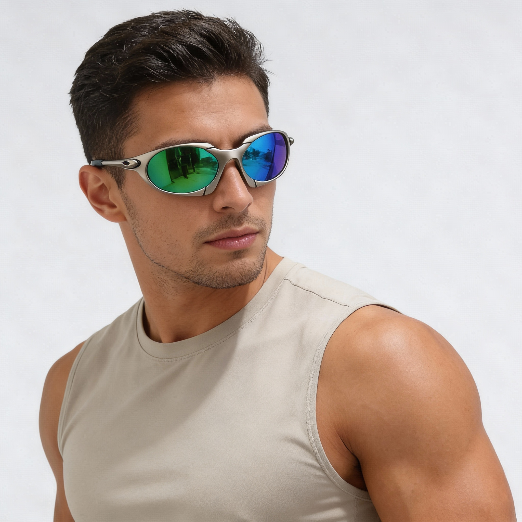 Gafas de sol deportivas polarizadas para hombre AeroPulse con montura metálica ligera y protección UV