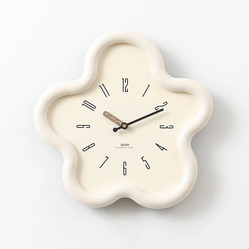 Orologio da parete con pendolo floreale 3D PetalPulse, movimento silenzioso per il soggiorno