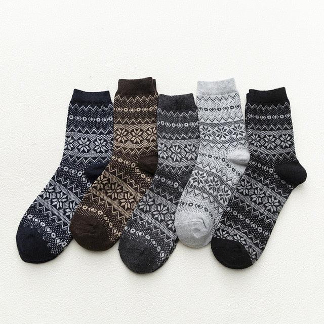 Suéter de punto de lana y algodón nórdico Nordloom con motivos escandinavos, calidez unisex