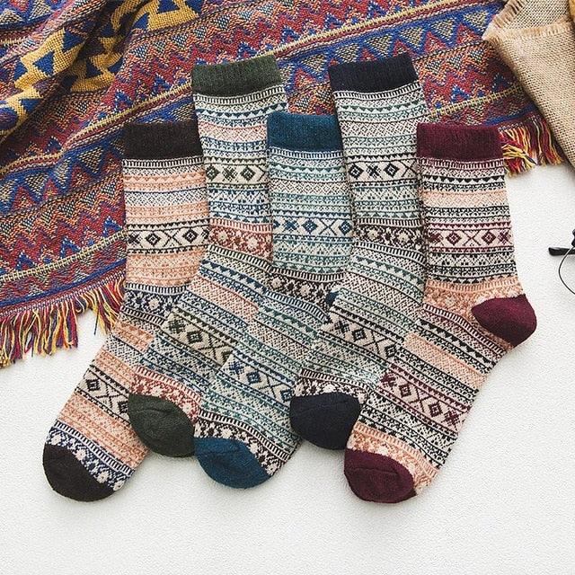 Suéter de punto de lana y algodón nórdico Nordloom con motivos escandinavos, calidez unisex