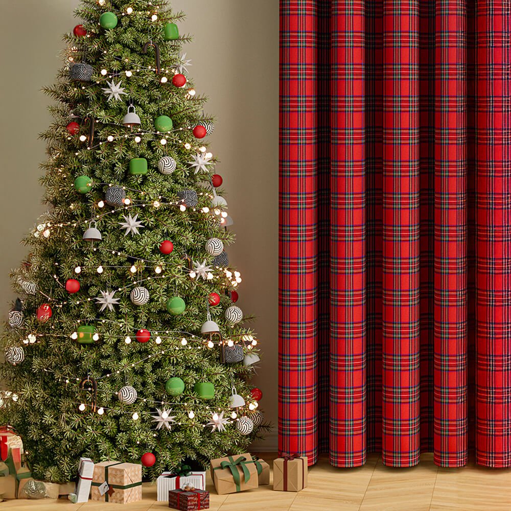 Cedar Haven Plaid Curtains For Winter Comfort And Home Decor Lovers