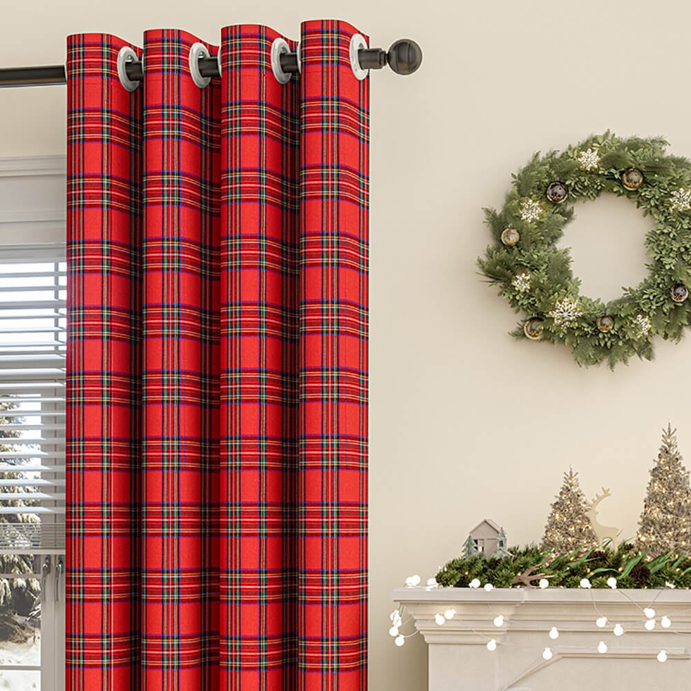 Cedar Haven Plaid Curtains For Winter Comfort And Home Decor Lovers