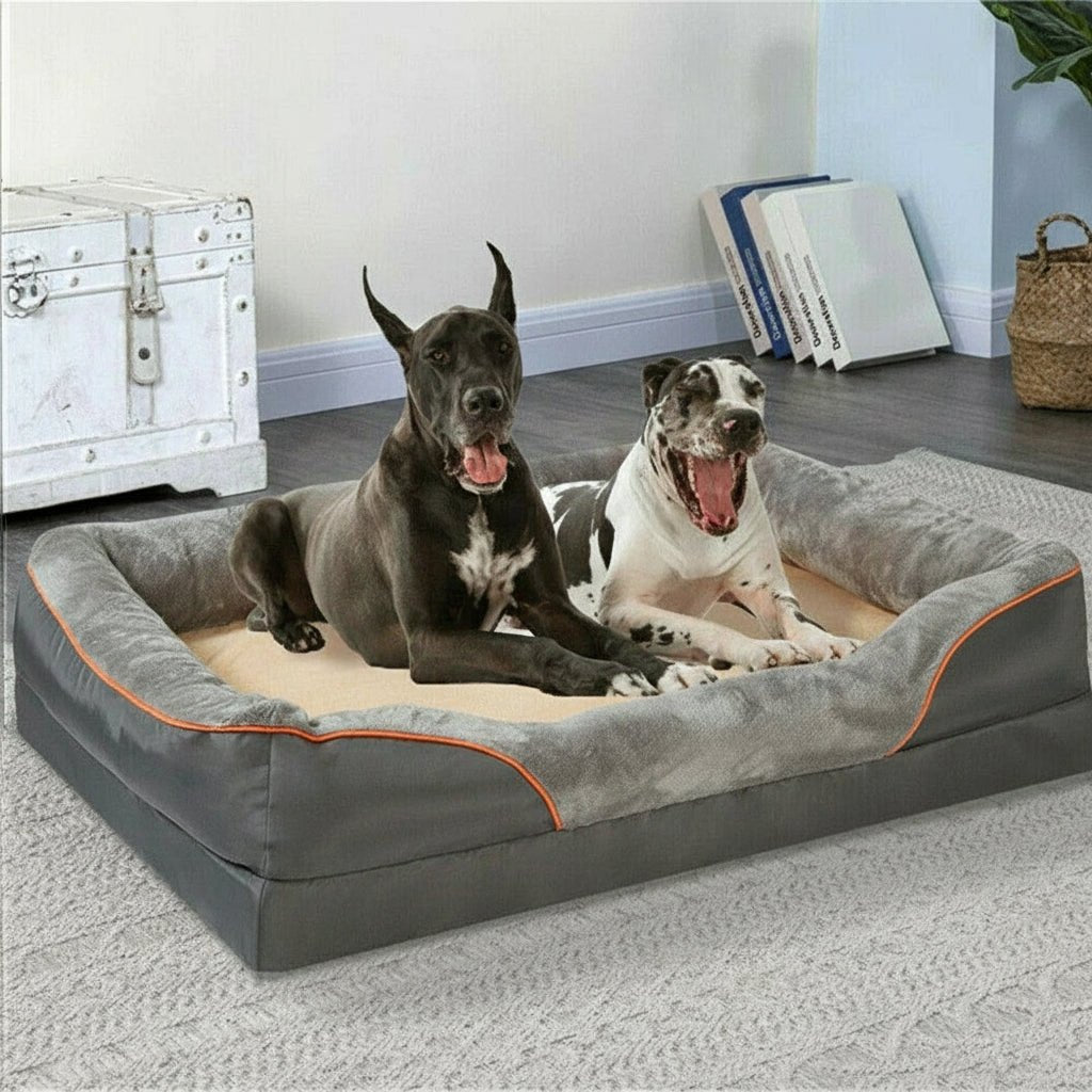 NovaPaws シニア犬向け防水カバー付きプレミアム整形外科用メモリーフォーム・ドッグベッド