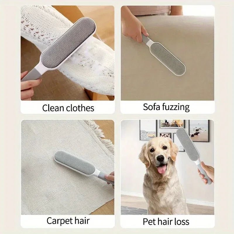 Brosse anti-poils d’animaux LintLift, double face, écologique et réutilisable, pour les propriétaires d’animaux