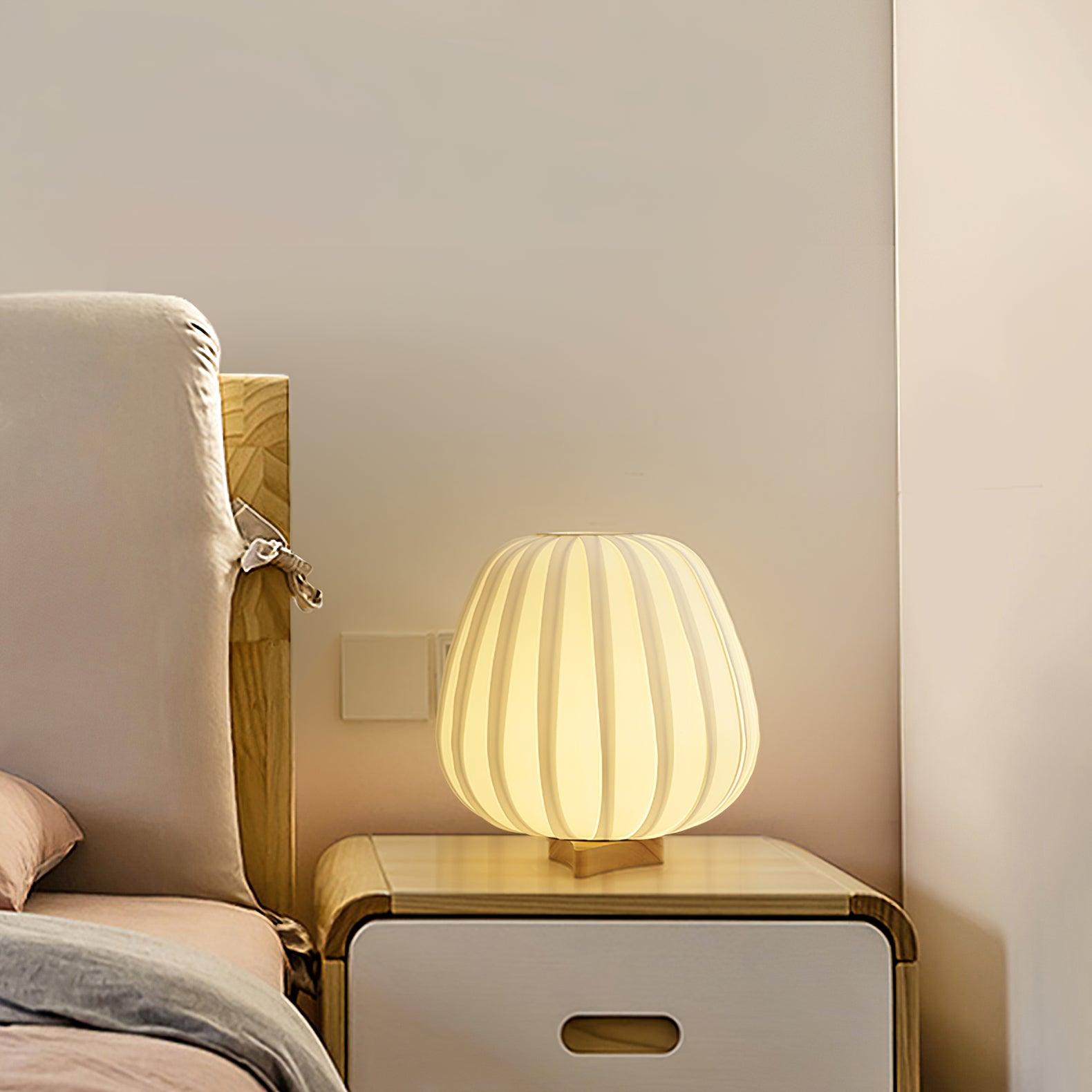 Contemporary Minimalist Fabric Table Lamp