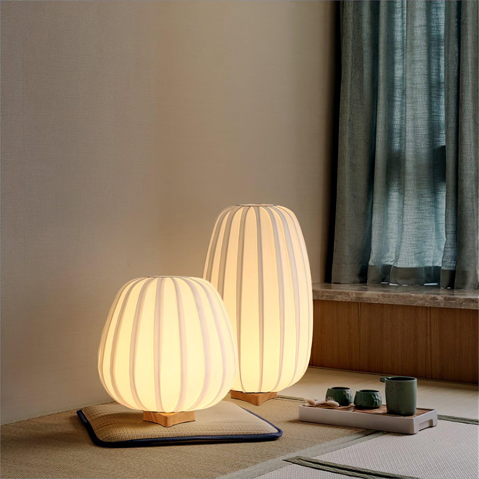 Contemporary Minimalist Fabric Table Lamp