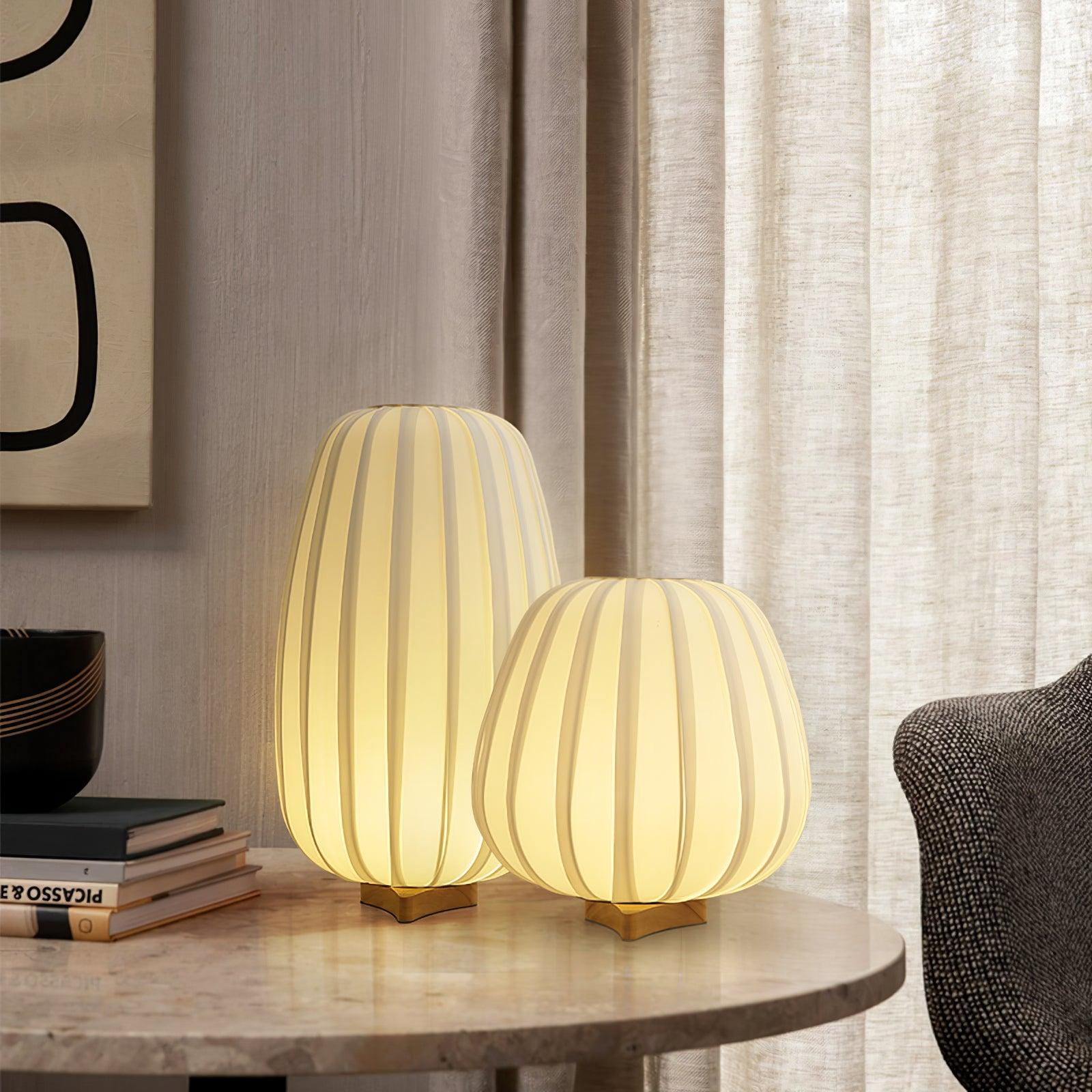 Contemporary Minimalist Fabric Table Lamp