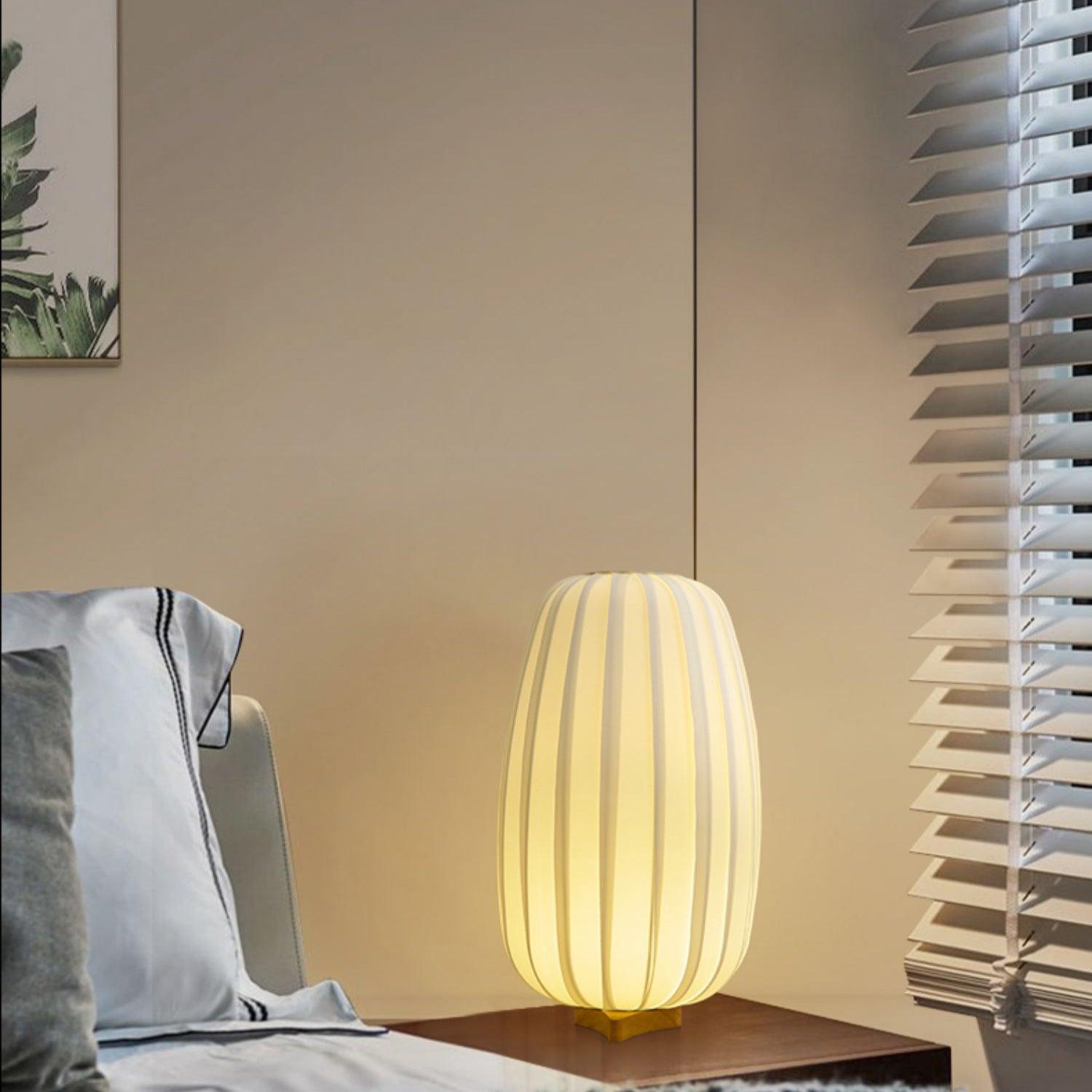 Contemporary Minimalist Fabric Table Lamp