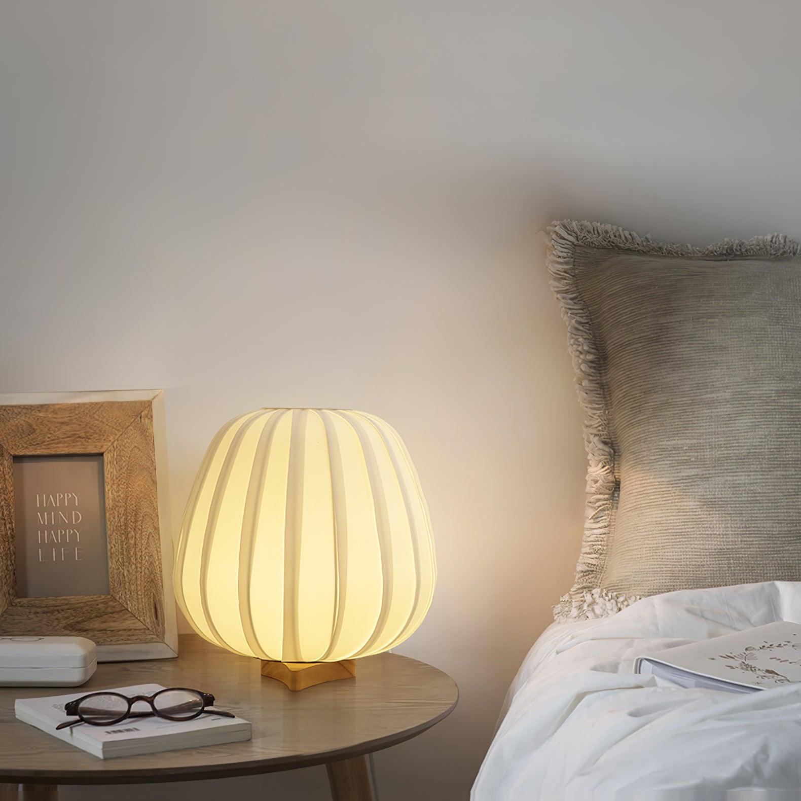 Contemporary Minimalist Fabric Table Lamp