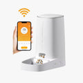Intelligenter WLAN-Tierfutterautomat 4L mit Edelstahlnapf und App-Steuerung