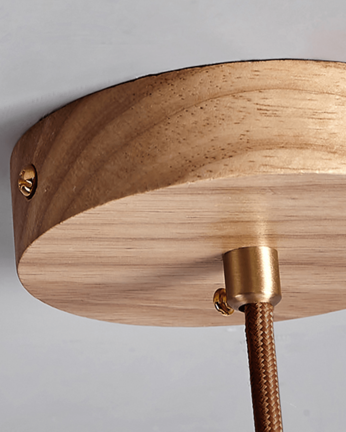 מנורת תלייה ממרצ'לי טרוורטין ואגוז גובה 18 ס"מ