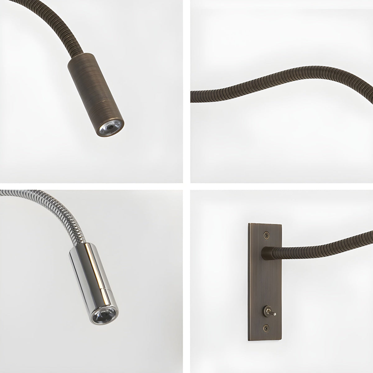 Flexible Wall Light - Minimalist Reading Lamp for Bedroom & Reading Nook
