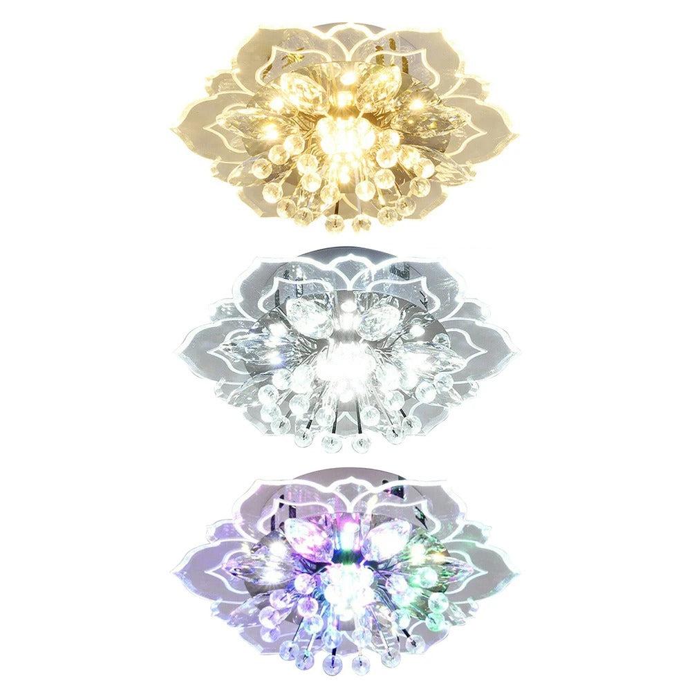 Luminara Bloom LED kristall taklampa för elegans