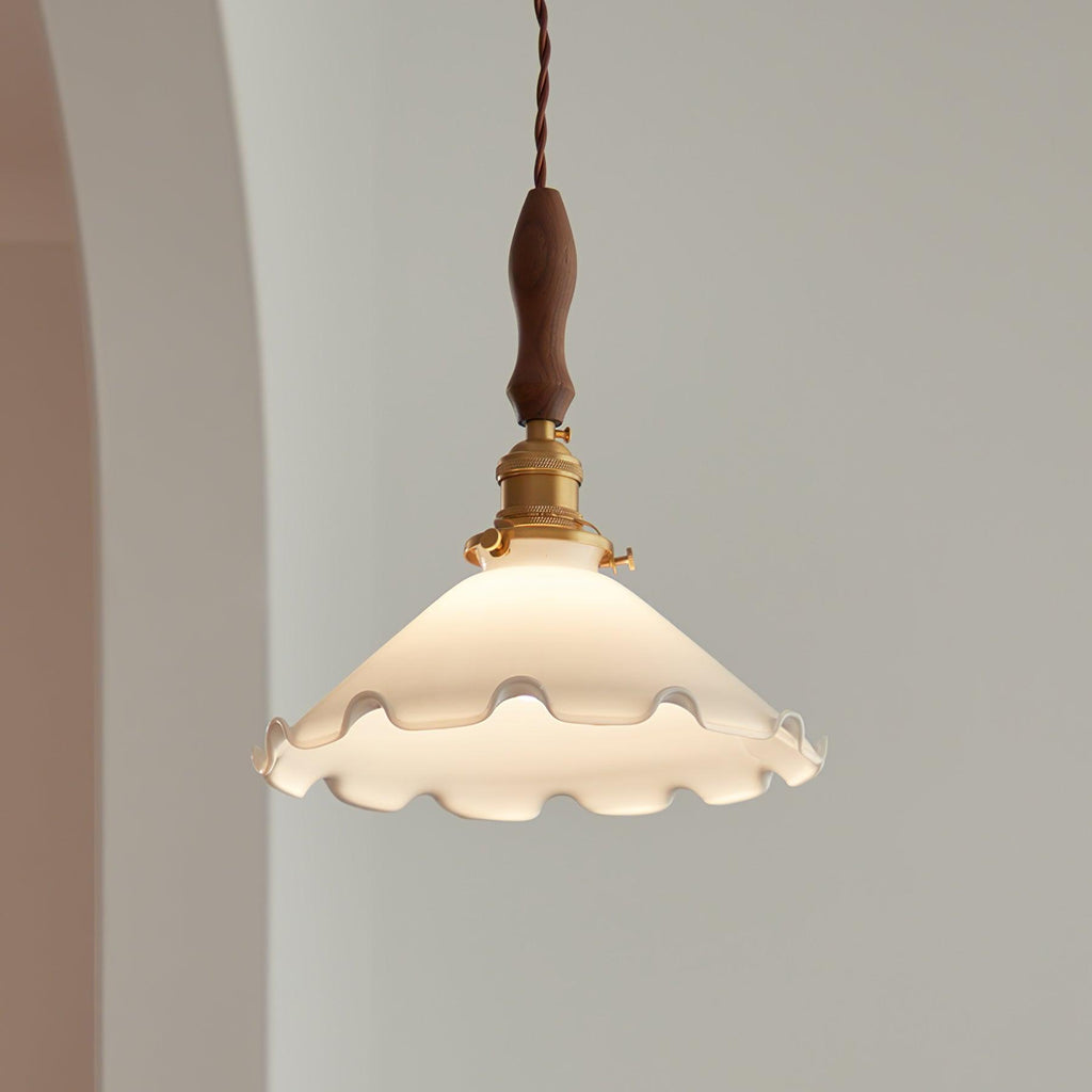 Solara hanglamp - vintage golvende glazen kap